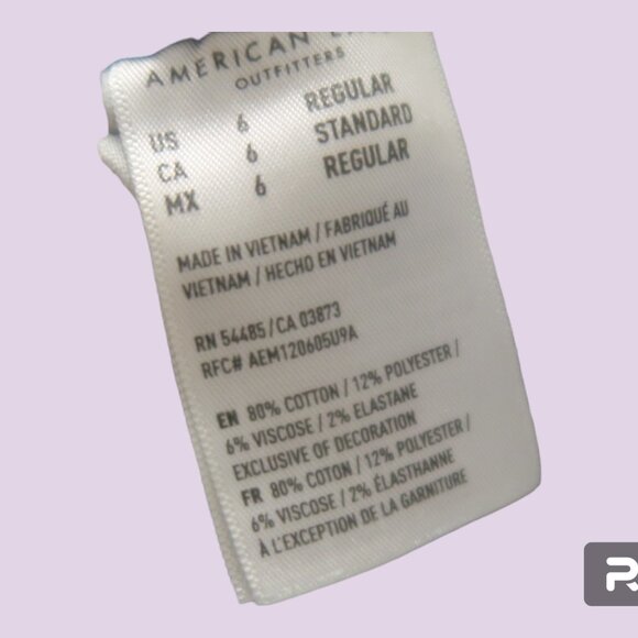 American Eagle Outfitters next level stretch skinny kick in blue size 6. - Picture 10 of 10